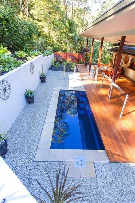 Landscaping And Outdoor Building Plunge Pool Designs Rectangular