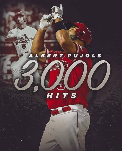 Albert Pujols 32nd Player In Mlb History With 3000 Hits You Deserve