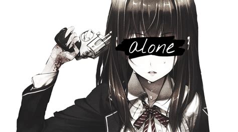 Depressed Emo Anime Wallpaper