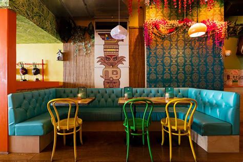 Vibrant Banquette Seating And Bar Furniture Installed By Fitz