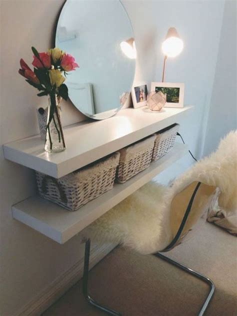 50+ Modern Dressing Tables Ideas_23 in 2020 | Small bedroom diy, Cheap