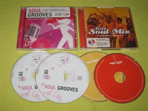 Soul Grooves And 60s Soul Mix 2 Albums 4 Cds Ft Four Tops The