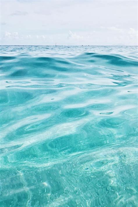 Summer Photography Ocean Waves Texture Teal Turquoise