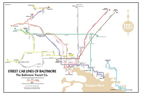 I drew a map of Baltimore's streetcar system in 1950. : r/baltimore