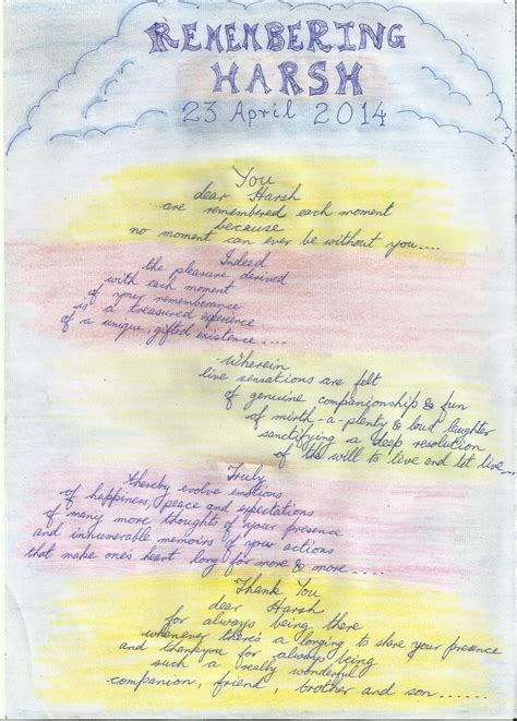 Tribute poems for when a friend passes away. Death anniversary Poems