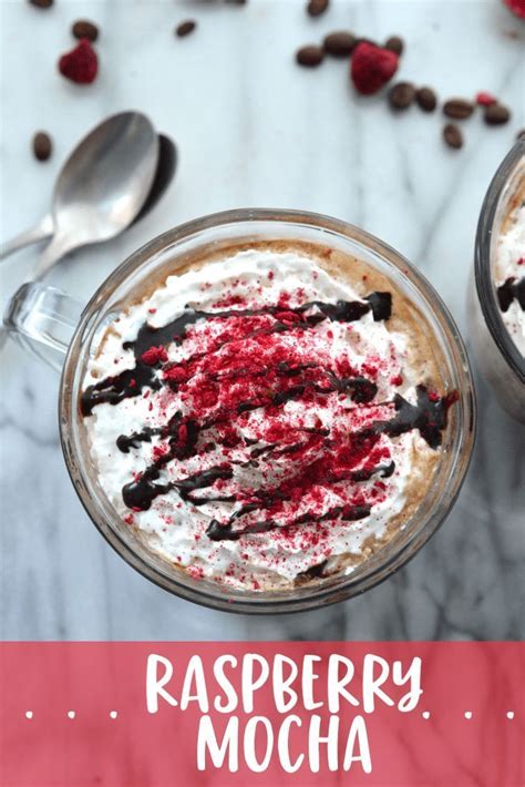 This Decadent And Rich Raspberry Mocha Hits All The Right Notes