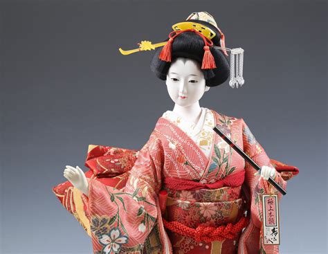 Japanese Beautiful Geisha Doll Kyoto Traditional Flute Style Etsy