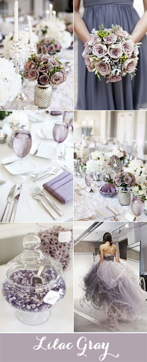 Top 7 Purple And Grey Wedding Color Palettes For 2017