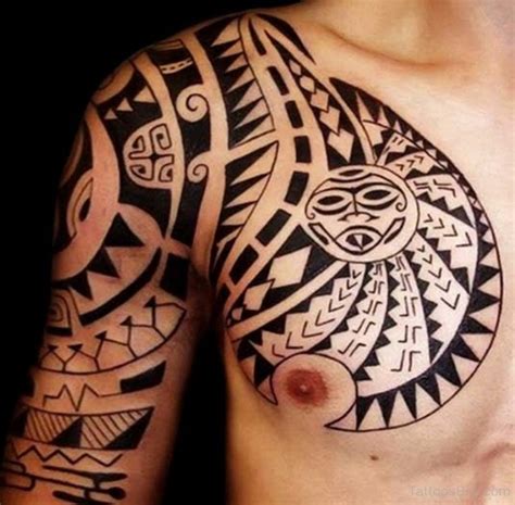 Tribal Tattoo On Chest Tattoos Designs