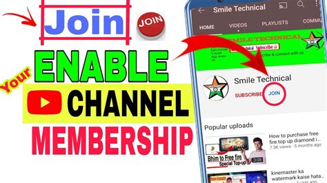 How To Enable Join Button In Youtube Channel Youtube Join Button