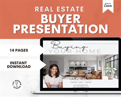Real Estate Buyer Presentation Modern Buyer Presentation Etsy