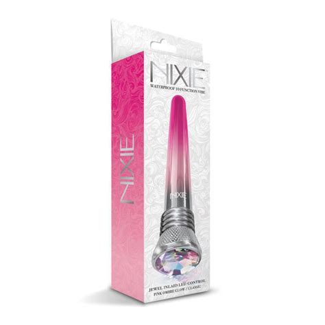 Nixie Classic Jeweled Vibrator Pink Ombre Glow Eve S Adult