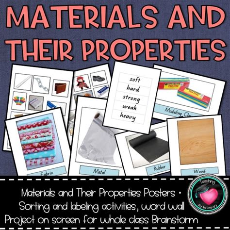 Materials And Their Properties Bundle Teaching For The Love Of It