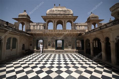 Courtyard Of Indian Palace Stock Editorial Photo © Richardsjeremy