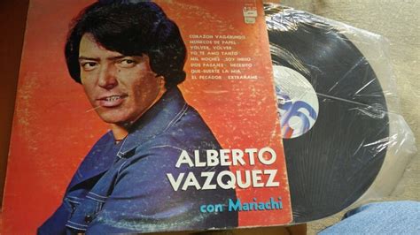 Lp Vinil Alberto Vazquez Con Mariachi Como Nuevo 10000 En Mercado