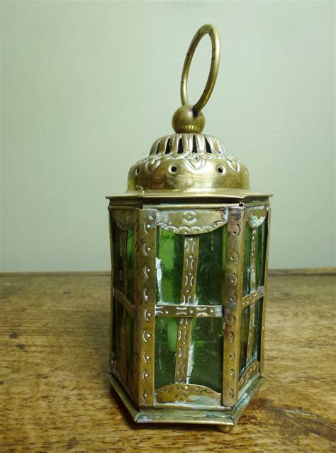 Antiques Atlas 19th C Miniature Brass Lantern