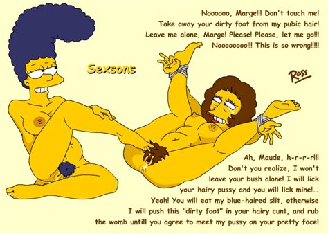 Rule 34 Darth Ross Female Female Only Human Marge Simpson Maude Flanders Multiple Females