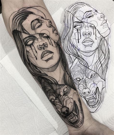 Inspiração De Tatuagem Em Blackwork Aqui Tem Blog Tattoo2me Tatuagem Desenhos Para