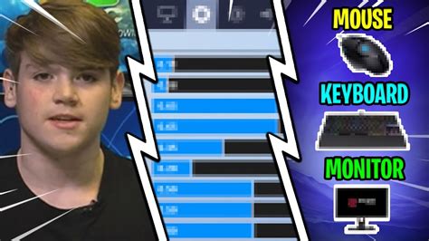 New Mongraal Fortnite Settings Keybinds And Peripherals New Res