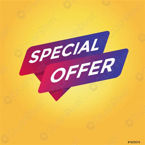 special offer tag sign stock vector crushpixel