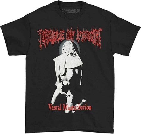 Keling Cradle Of Filth Men S Vestal T Shirt Black Black Xl Amazon Co