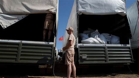 Red Cross Inspects Russian Aid Convoy En Route To Ukraine Latest News