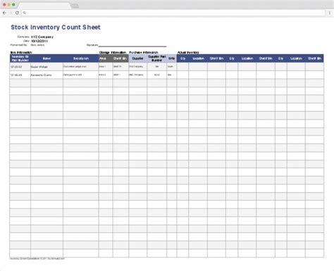 Inventory Count Spreadsheet Excel Templates Riset