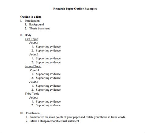 Have core ideas of characters to. Essay Outline Templates - 10 + Free Word PDF Samples ...