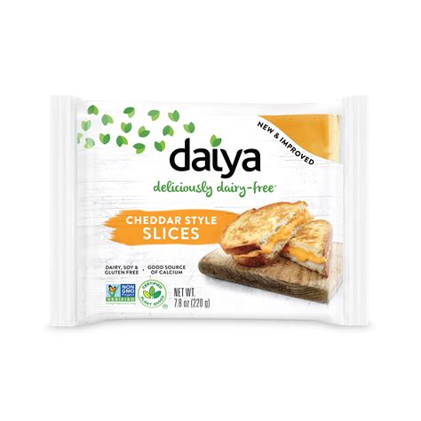 Daiya Dairy Free Cheddar Style Vegan Cheese Slices 7 8 Oz Walmart Com