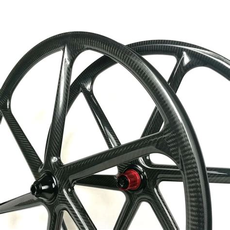 Full Carbon 29er Mtb Wheels 30mm30mm Thru Axel 6 Spoke Bicycle Wheel