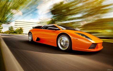 Car Motion Blur Concept Cars Orange Cars Wallpapers Hd Desktop And