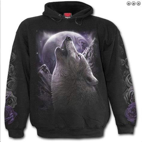 Known for his iconic imagery and timeless stories, the legacy of dr. WOLF SOUL Gothic Black Purple rose Hoodie Jumper Sweater ...