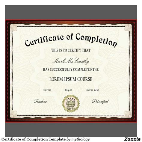 Free Free Certificate Of Completion Templates Word Excel Formats