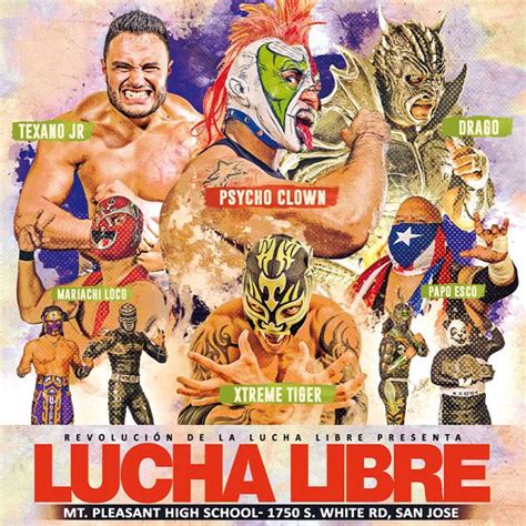 Pro Wrestling Revolution Lucha Libre San Jose February 22nd