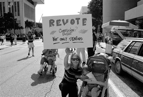 2000 Election Confused Child Revote Photograph By Michael Dubiner
