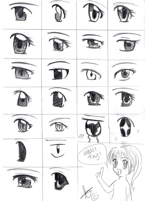 How To Draw Shojo Eyes By Bunnify On Deviantart How To Draw Anime