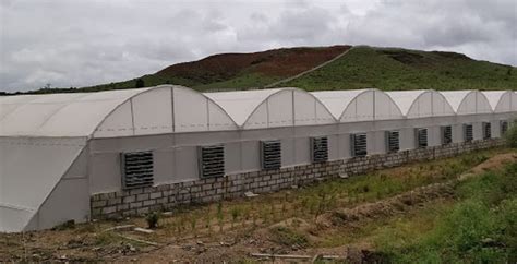 Prefab Dome Shaped Forced Ventilated Greenhouse For Agriculture At Rs