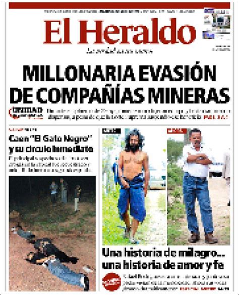 Diario El Heraldo De Tegucigalpa Honduras Periodicos Diario El Heraldo