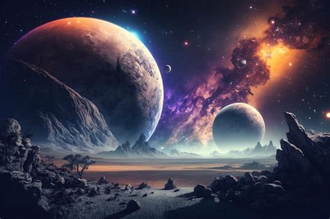 Premium Ai Image Awesome Space Background Elements Of This Image
