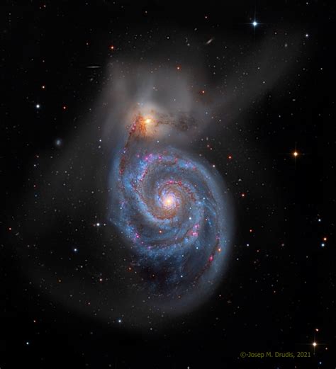 Apod 2021 September 2 M51 The Whirlpool Galaxy