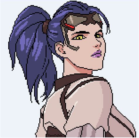 Widowmaker Pixel Art By Pipocadesalto On Deviantart