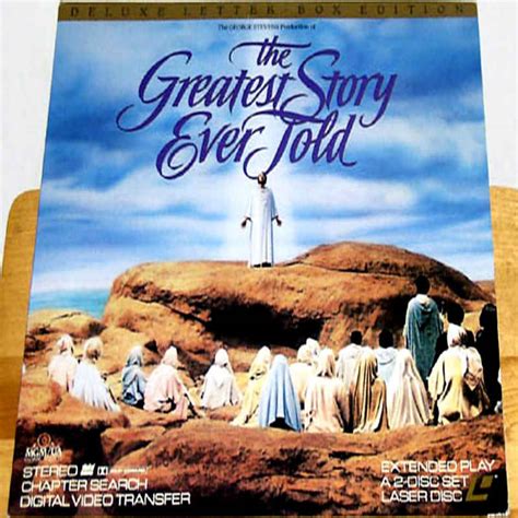 The Greatest Story Ever Told Laserdisc Rare Laserdiscs Clearance Items