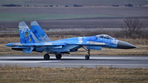 The Ukrainian Air Force Su 27 That Landed In Romania Flown Back To