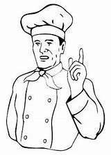 Chef Coloring Sheets Colouring Printable Worksheets Getcolorings Books Galleries Chefs sketch template