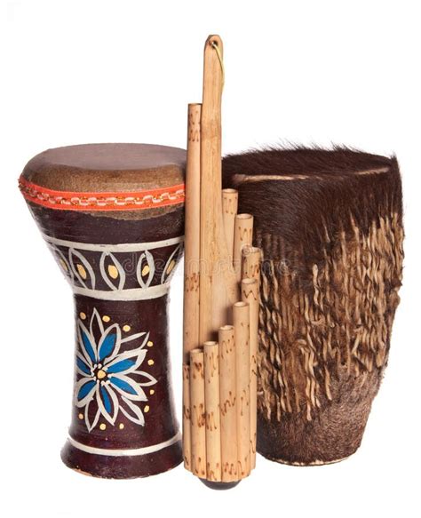 African Ethnic Musical Instruments Stock Photo Image Of Bongo