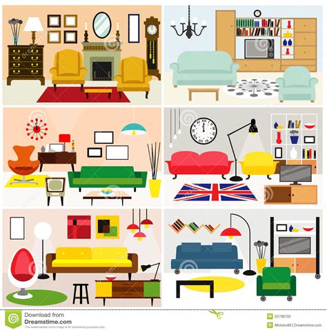 Concept 32 Living Room Furniture Clip Art