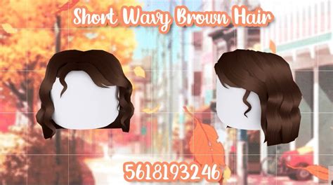 Short Wavy Hair Brown Brown Hair Short Brown Hair Roblox Codes