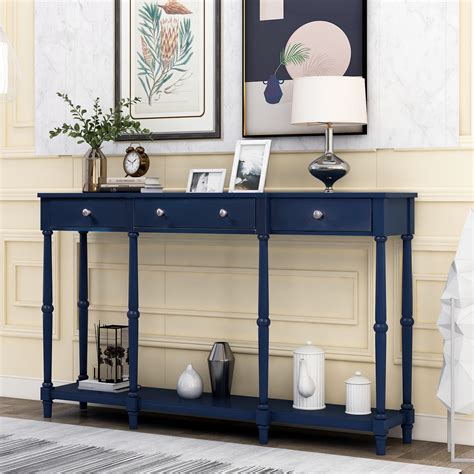 Console Table With Drawer 58 Narrow Console Couch Sofa Table