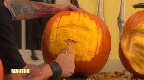How To Carve Incredible Pumpkin Faces ⎢ray Villafane⎢martha Stewart Youtube