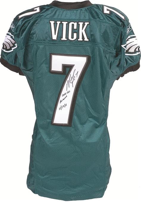 Future home of something quite cool. 2011 Michael Vick Philadelphia Eagles Game Worn Jersey ...